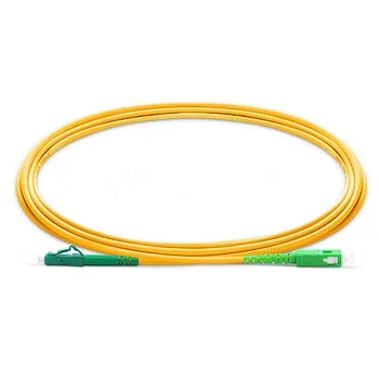 10m SC, LC APC Patchcord SC, LC Patch cord 2.0 mm PVC G657 Pluošto Jumper SM FTTH Optinis Kabelis SC fibra optica kabelis