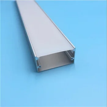 1m/vnt Shenzhen Ekstruzijos Gamyklos 47mm Sidabro spalvos Aliuminio Profilis LED Juostelės Šviesos diodų (LED) Apšvietimo Profilis