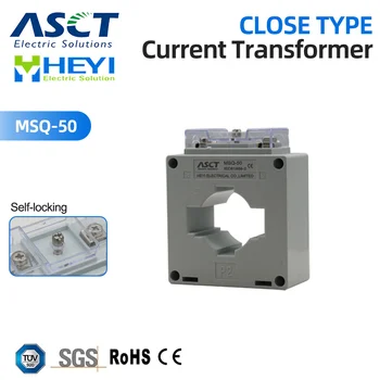 200A-1000A MSQ-50 Klasės 0.5 ASCT Langų tipas srovės transformatorius naudojamas su elektros energijos skaitiklis