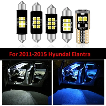 2011 m. 2012 m. 2013 m. 2014 m. 2015 m. Hyundai Elantra 9 Vnt LED Licenciją Plokštelės lemputė, Salono Apšvietimas, Rinkinys Paketas, Kupolas Žemėlapis Magistraliniai Krovinių skyriaus Erdvę