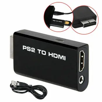 2022 Naujas PS2 su HDMI suderinamus Garso ir Vaizdo Keitiklis Adapteris AV Suderinamą 