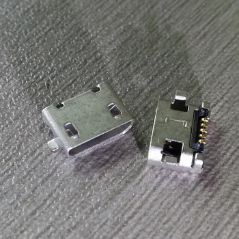 20pcs Micro USB 5pin B Type Female Jungtis Mobiliojo Telefono 