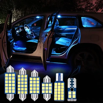 4pcs LED Lemputės Automobilių Salono Lempa Dome Žemėlapio Skaitymo Lemputės Kamieno Šviesos Hyundai Elantra MD 2011 2012 2013 2014 2015 Priedai