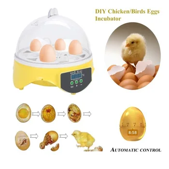 7pcs Kiaušiniai Inkubatoriaus Perų Mašina Vištienos Ančių Kiaušinių Hatcher Elektroninių Automatinis Inkubatorius, Putpelės, Balandžiai Žąsų Paukščių Kiaušinių Įrankiai