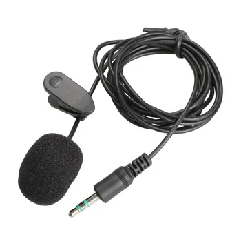 A Ausuky Mini 3,5 mm Studija Kalbėjimo Mikrofonas su Apykakle Clip for Desktop PC Nešiojamas Mikrofonas -25