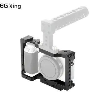 Aliuminio Fotoaparatas Narve Kadro Vaizdo Filmų Platformą su 1/4 3/8 Varžto Skylę Šalto Batų Kalno Sony A6500 A6400 A6300 A6000 SLR Priedų