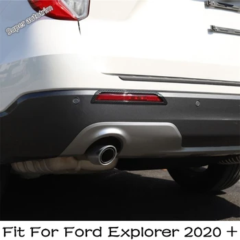 Anglies Pluošto Išvaizdą, Galinis Bamperis Rūko Žibintai Žibintai Dengiamasis Rėmas Trims 2VNT Tinka Ford Explorer 2020 2021 2022 