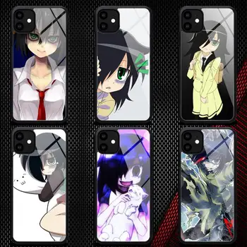 Anime Watamote Telefono dėklas Guminis iPhone 12 11 Pro Max XS 8 7 6 6S Plus X 5S SE 2020 XR 12Mini atveju