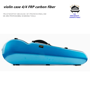 Aukštos kokybės smuiko atveju 4/4 FRP anglies pluošto mėlyna 01 Mados stiliaus smuikas dalys smuikas priedai