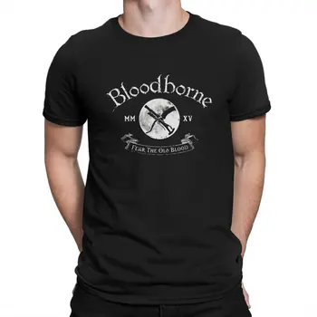 Bloodborne Žaidimas Siela Naujausias Marškinėlius Vyrams Kopijuoti ištrinti Apvalios Apykaklės Grynos Medvilnės Marškinėliai Hip-Hop Gimtadienio Dovanos Streetwear