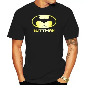 Buttman vyriški T-Shirt - (Juoda) - S Trumpas Rankovės Medvilnės T Shirts Karšto Pardavimo Nauja, VYRIŠKI Marškinėliai Vasaros trumpomis Rankovėmis, Medvilnė