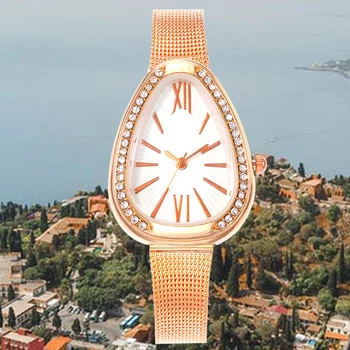 Crystal Ovalo Formos, Elegantiškas Moteris, Laikrodžiai, Apyrankės Ponios Žiūrėti Mažus Riešų Akių Watchband Reloj Mujer Femme Relojes Para Mujer