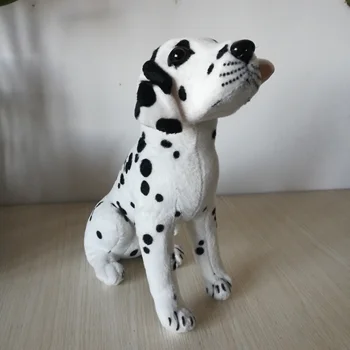 Didelis 42cm Modeliavimas Šuo Dalmatijos Pliušinis Žaislas Šuniui Tupint Minkštos Lėlės Gimtadienio Dovana s0953