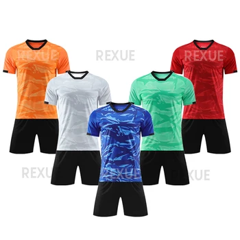 Futbolo marškinėliai ir šortai rinkinys Vyrams, vaikams, futbolo uniformos Užsakymą Berniukų ir mergaičių Futbolo Drabužių Rinkiniai Survetement Futbolas