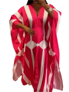 Ilgai Afrikos Suknelė Moterims Dashiki Afrikos Drabužių Mados Spausdinti Laisvus Drabužius, Boubou Afrikos Ponios Maxi Suknelė Vestido Africano