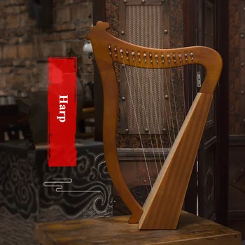 JLM Rankų darbo arfa 15 arba 19 stygos Muzikos instrumentas portable mažas lyra Arpa lengva išmokti Harfe