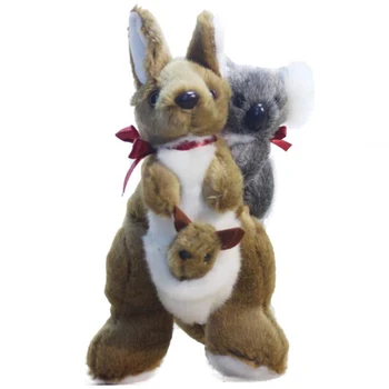 Kūrybos karšto pardavimo nauja mama childen pliušinis žaislas kengūros atgal koala baby Kalėdų gimtadienio įdaryti dovana