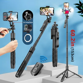 L16 1530mm bezprzewodowy statyw padaryti Selfie stojak składany Monopodzie padaryti Gopro kamery sportowe smartfonów równowagi stały strzelanie
