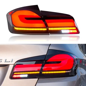 LED Uodegos Šviesos Surinkimo BMW F10 M5 520i 520d 530i d530d Galiniai Veikia Šviesos + Stabdžiu + Atvirkštinės Lempa +Posūkio Signalo LED