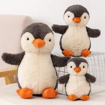 Mielas mažai pingvinas lėlės pliušinis žaislas akvariume pingvinas lėlės vaikų raminantis skudurines lėlės veiklos mažas dovana
