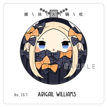 Mielas Pliušinis Žaislas Anime LIKIMAS fgo Abigailė Williams 7cm paketų prižiūrėtojų raktinę Kendant Minkšti Kimštiniai Žaislai, Gimtadienio Dovana #418