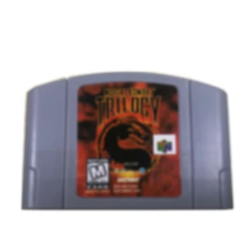 Mortal Kombat Trilogija 64 Bitų Žaidimų Kasetė N64 JAV Versija NTSC Formatu