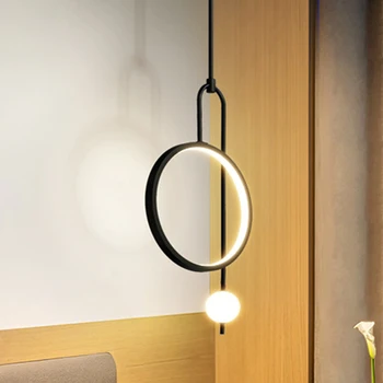 Naktiniai Priedai Veltiniams, Vilna Lempa Modernus Miegamojo Nordic Light Luxury Living Room Fone Virtuvės Namų Lubų Liustra Patalpų Apšvietimas