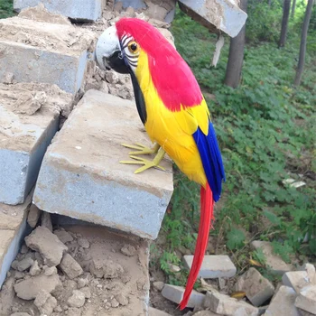 naujas modeliavimo spalvinga papūga žaislas polietileno & kailiai, mielas papūga paukštis modelis dovana, apie 30cm