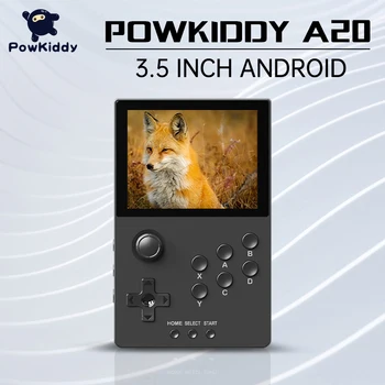 Naujas POWKIDDY A20 Delninis Žaidimų Konsolės S905D3 Chip 3.5 