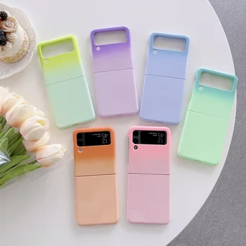 Prabanga korėjos Blizgučiai Gradientas Candy Spalva Sklandžiai Estetinės Telefono dėklas, Skirtas Samsung 