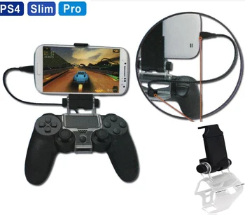 PS4 Mobilųjį Telefoną, Mobiliojo ryšio Smart Clip Apkabos Laikiklio Stovas-Laikiklis, skirtas PS4 Slim PS4 Pro PS 4 Žaidimų Valdiklis DualShock 4 Su USB