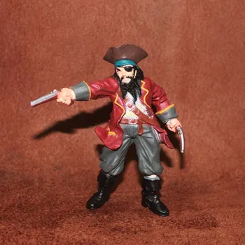 pvc pav lėlės, Imitavimo modelį žaislas piratų kapitonas