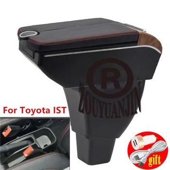 Toyota Ist Porankiu Box Konsolė Saugojimo Alkūnė Poilsio Rankos su Telefono Įkrovimo USB Puodelio Laikiklis