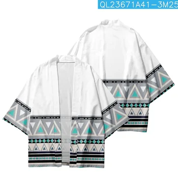 Tradicinis Japonų Streetwear Kimono Megztinis Paplūdimio Šortai Moterims Vyrai Yukata Harajuku Haori Marškinėliai, Drabužiai