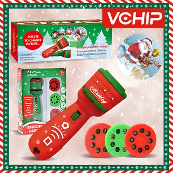 VCHIP Kalėdų Projektorius vaikams, Cartoon Žibintuvėlis Projekcijos, Šviesa, Žaislas Naktį Foto Nuotraukos Šviesos Miegą Mokymosi Įdomus Žaislai