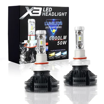 Yg33-X3 Automobilių led priekiniai žibintai H4, H7 H11 automobilių priekiniai žibintai yra universalūs led šviesos gavimas, pagaminti iš zes žetonų,gali išvesti 6000k vietoje šviesos