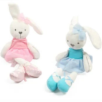 Įdaryti Gyvūnų Bunny Rabbit Žaislas, Dydis 30*25cm Kūdikių Vaikai Minkštas Pliušas Gyvūnams, Kūdikis, Vaikas, Mergaitė Miega Stufed Žaislai Augintiniai