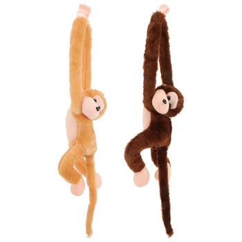 Įdaryti Pliušinis Kabinti Žaislų Gyvūnų Rankos Longfor Vaikai Favorshandsgifts Papuošalai Beždžionės Gimtadienio Džiunglių Papuošalai Animacinių Filmų