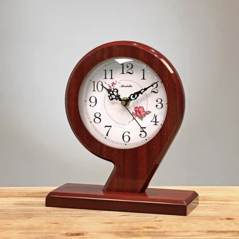Šiuolaikinės Išjungti Stalo Laikrodis Mažas Retro Mediniai Darbalaukio Laikrodžius, Miniatiūros Žiūrėti Kambarį Apdaila Stalo Laikrodis Reloj De Mesa